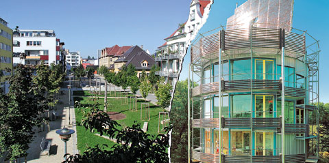 Fotos: Universitätstadt Tübingen; Solararchitekt Rolf Disch