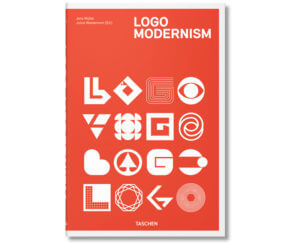 Ein neuer Bildband samt Katalog stellt Logos zusammen, die in der Zeit zwischen 1940 und 1980 entstanden sind. (Cover: Taschen)