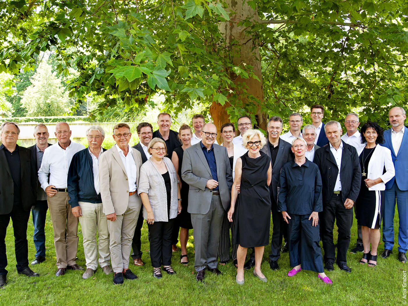 Gruppenbild mit BAK-Präsidium und den Präsidentinnen und Präsidenten der Architektenkammern der Länder