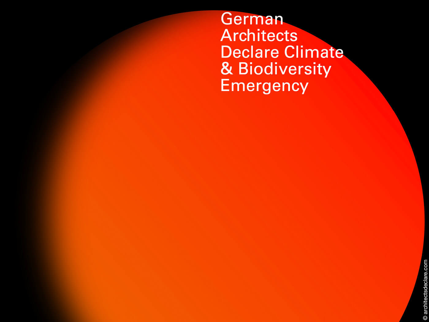 german architects declare climate & biodiversity emergency