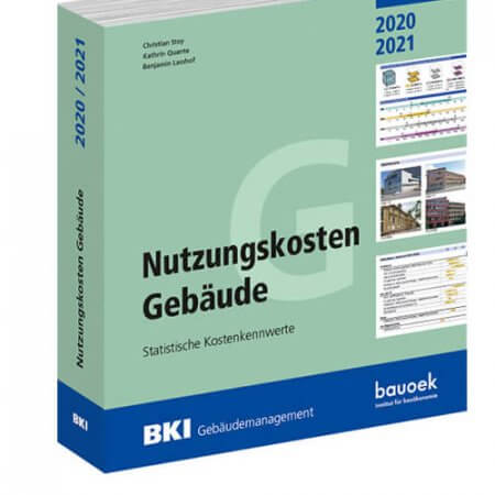 Das neue BKI-Fachbuch „Nutzungskosten Gebäude 2020/21 – Statistische Kostenkennwerte“