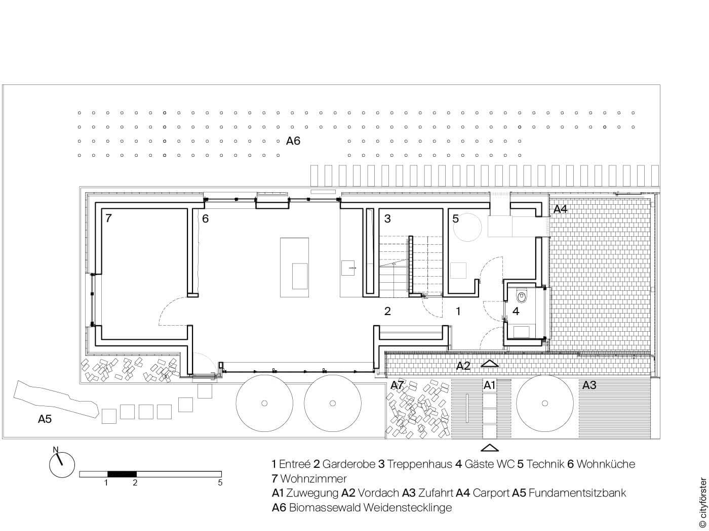 Recyclinghaus Hannover Grundriss