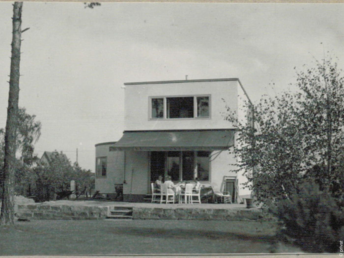 historische Fotografie des Haus Pungs