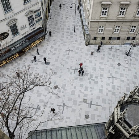 Blick auf den Stephansplatz in Wien
