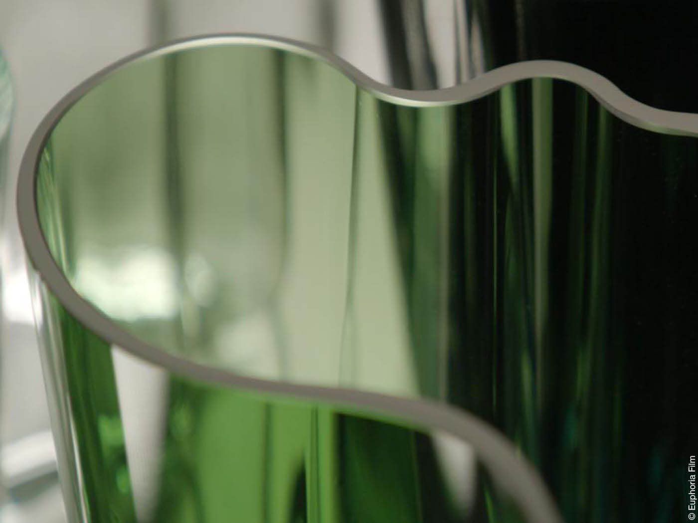 Grüne Aalto Vase