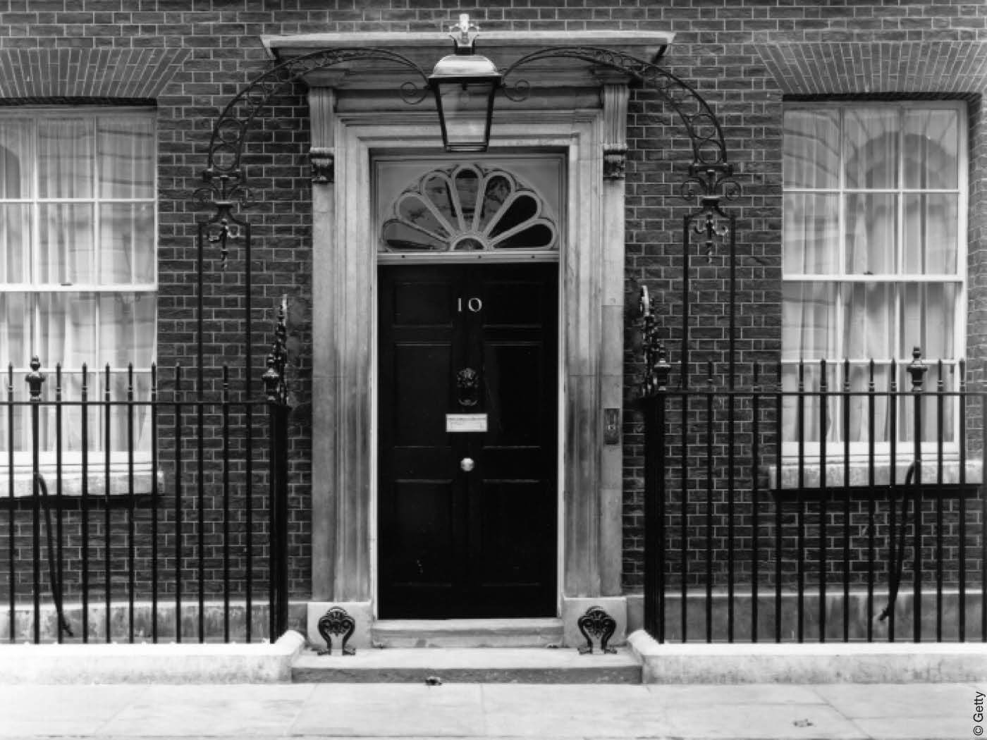 Eingang von Downing Street Number 10