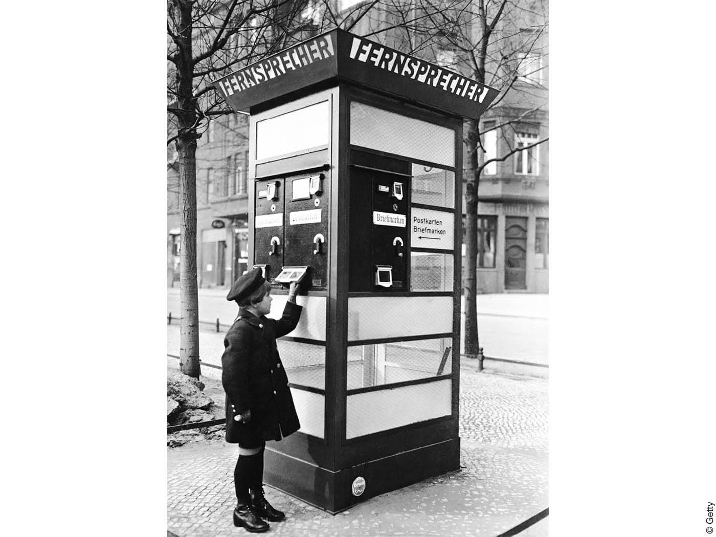 Historische Telefonzelle