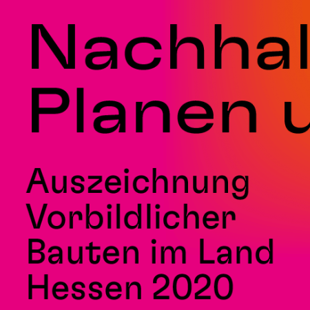 Flyer Auszeichnung Vorbildlicher Bauten im Land Hessen 2020