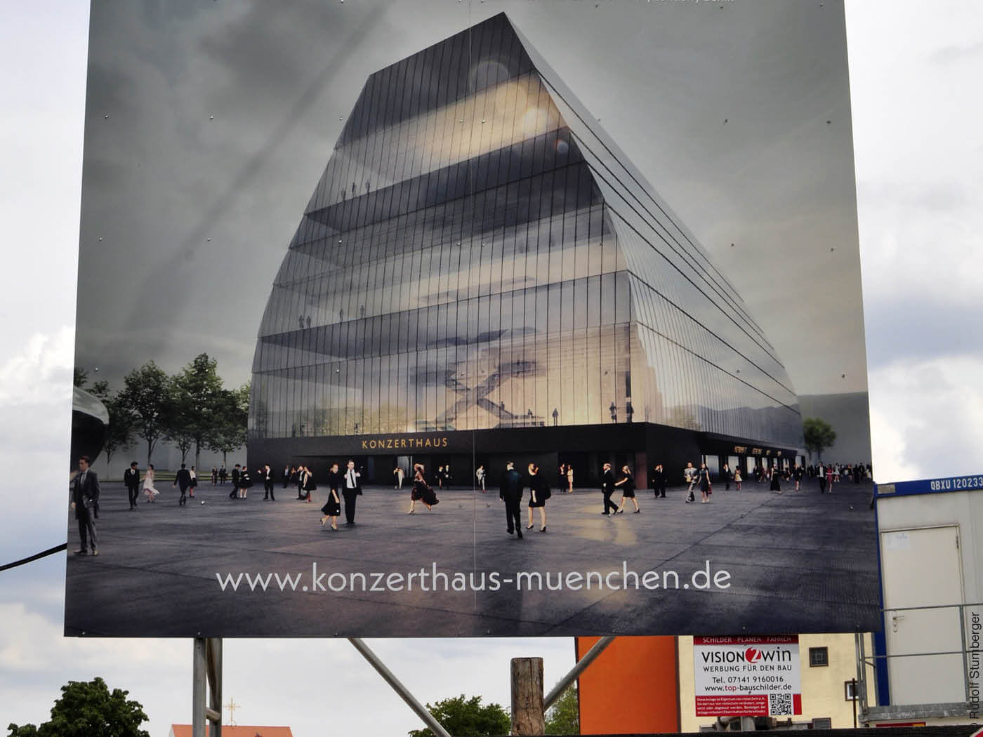 Bauplakat Konzerthaus München