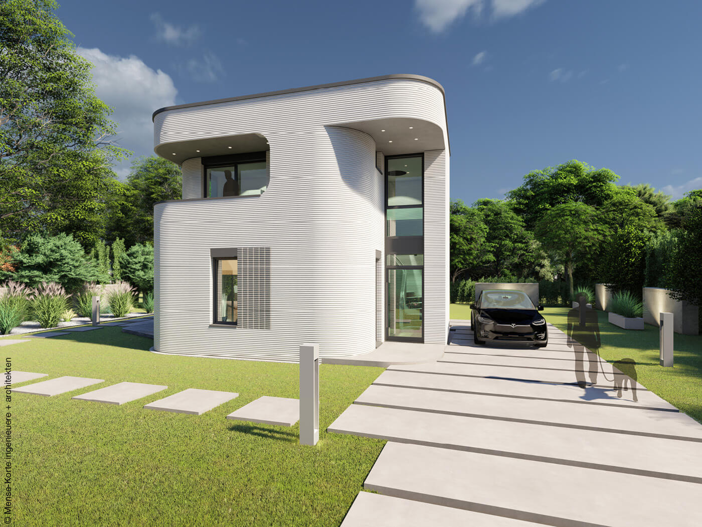 3DBetondruck Deutschlands erstes Wohnhaus wird gedruckt