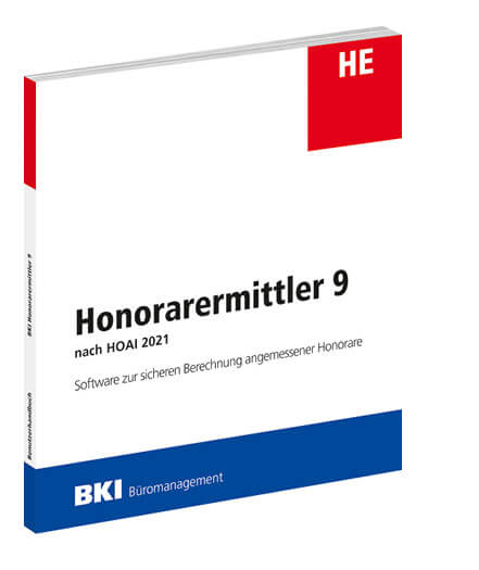 Software Honorarermittler 9 nach HOAI 2021