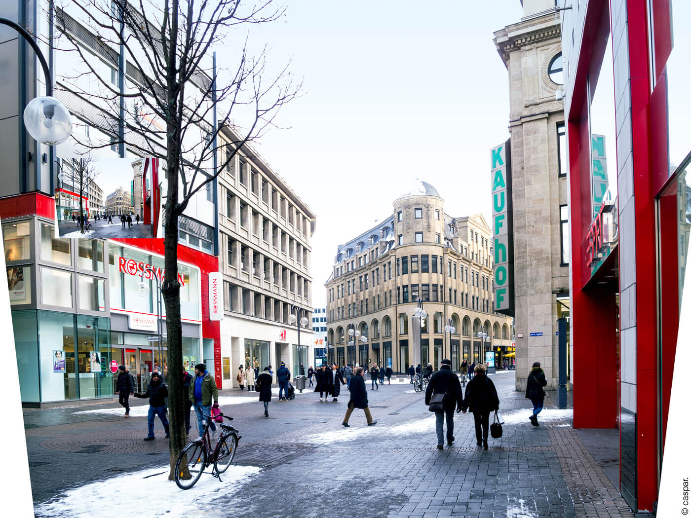 Fußgänger in der Schildergasse in Köln