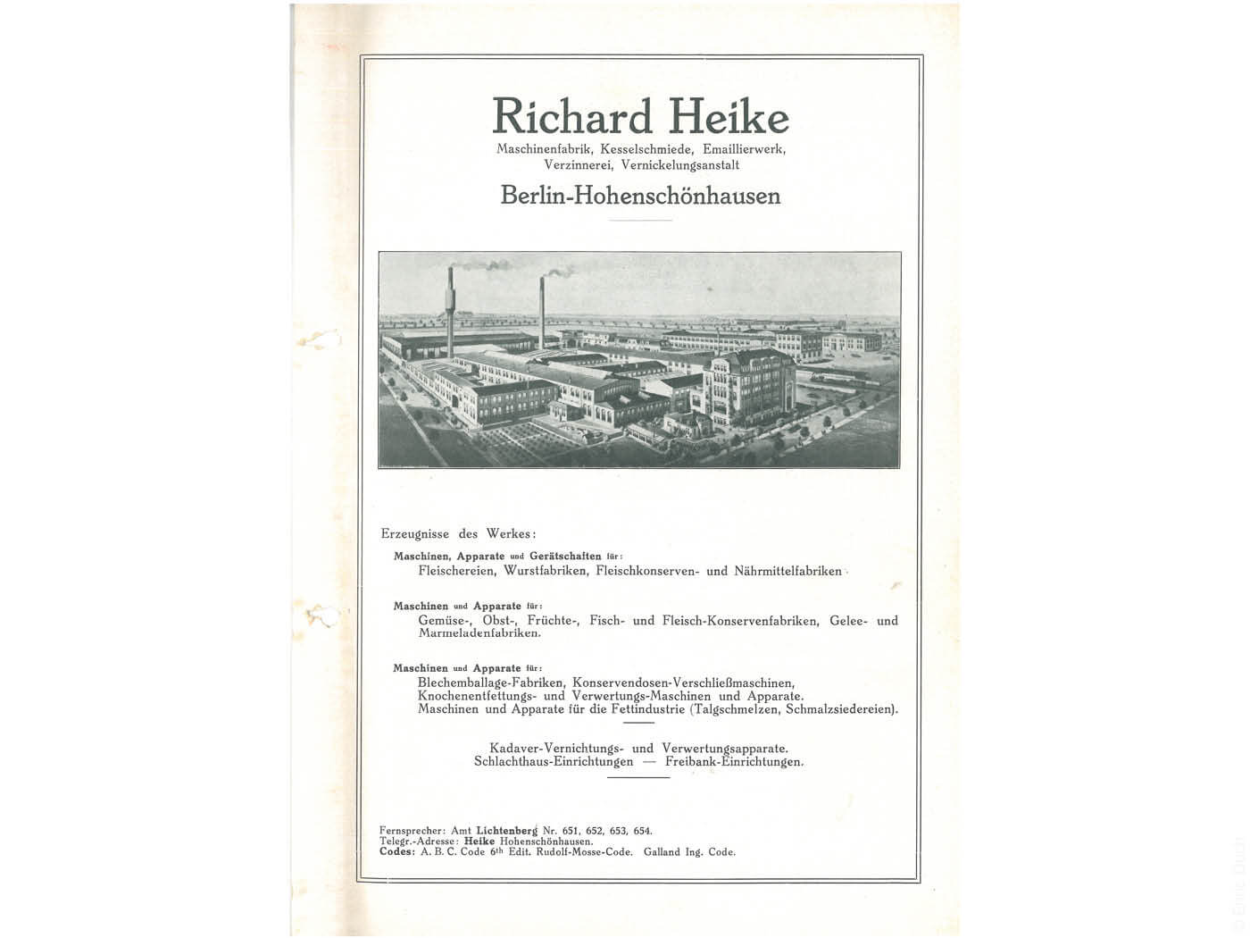 Katalogseite Richard Heike