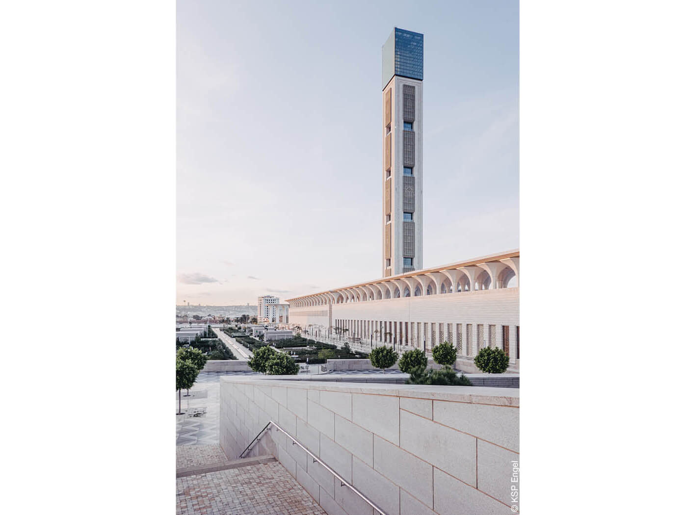 Moscheeturm der Großen Moschee in Algier