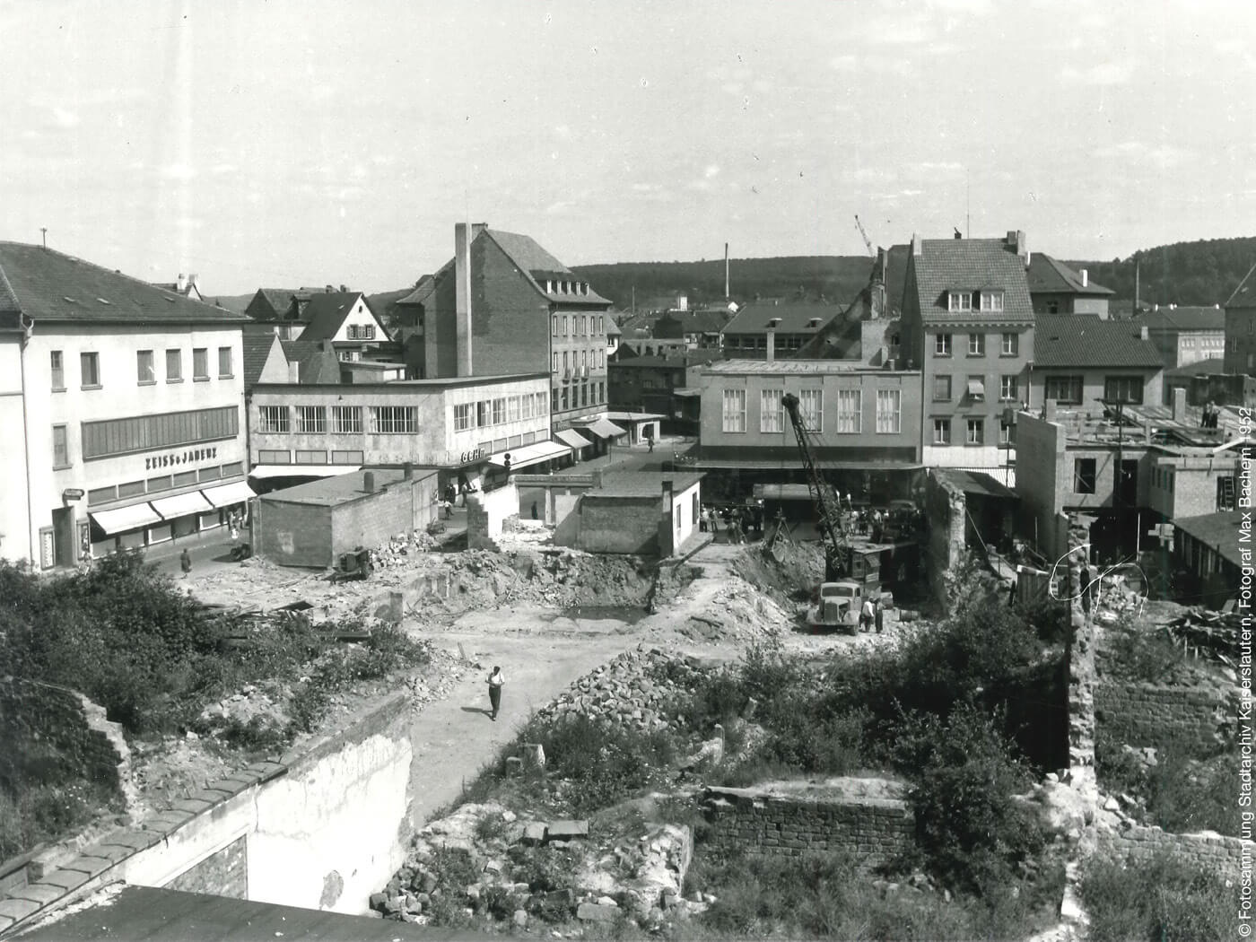 Historisches Foto Kaiserslautern Innenstadt