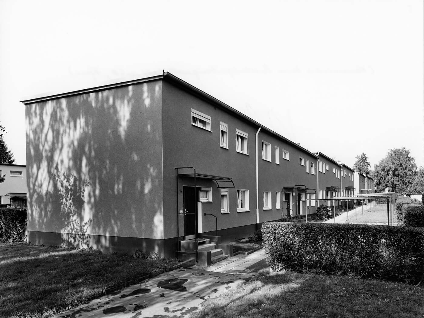 Denkmalgeschützte Ernst-May-Siedlung Frankfurt Westhaussen Quelle: NHW Archiv