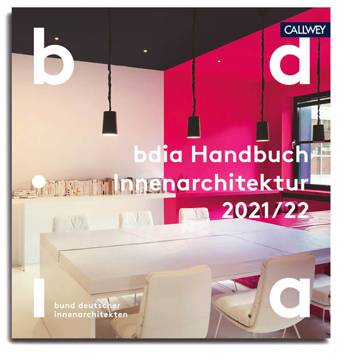 Cover des Handbuchs Innanarchitektur vom bdia