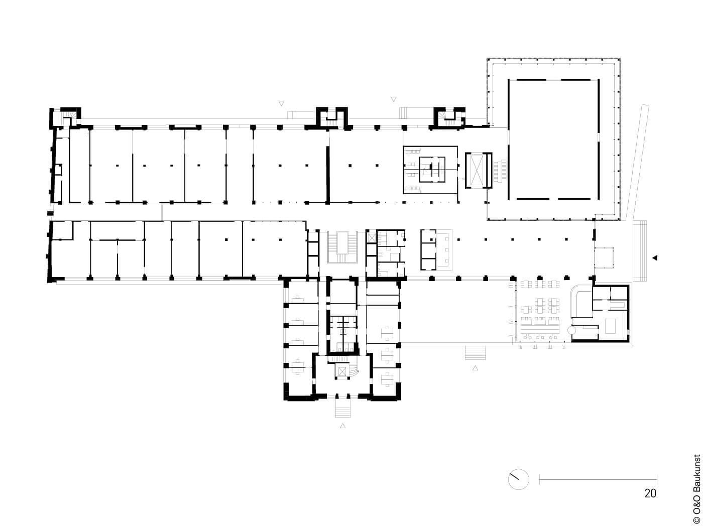 Grundriss der Hochschule für Schauspielkunst Ernst Busch