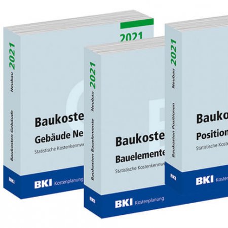 Drei Bücher zu Baukostenkennwerte