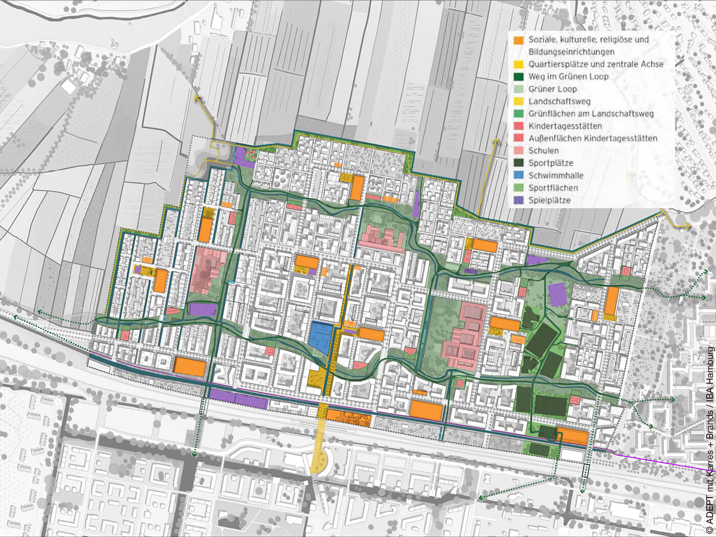 Lageplan Hamburg-Oberbillwerder