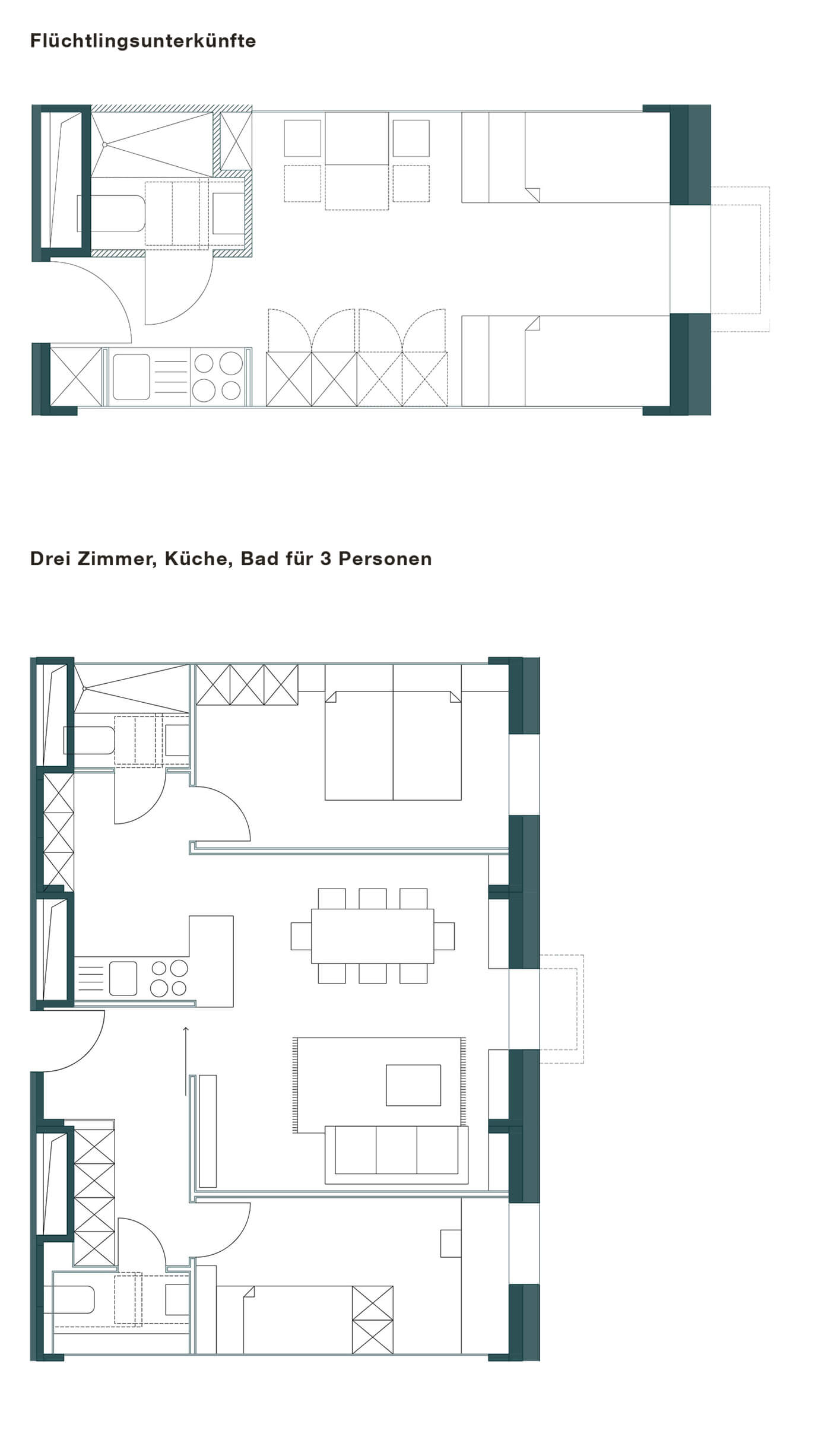 Typenkatalog zum Hotelumbau von Andreas Hild und Faraneh Farnoudi