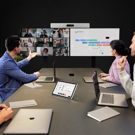 Videokonferenz in einem Büro