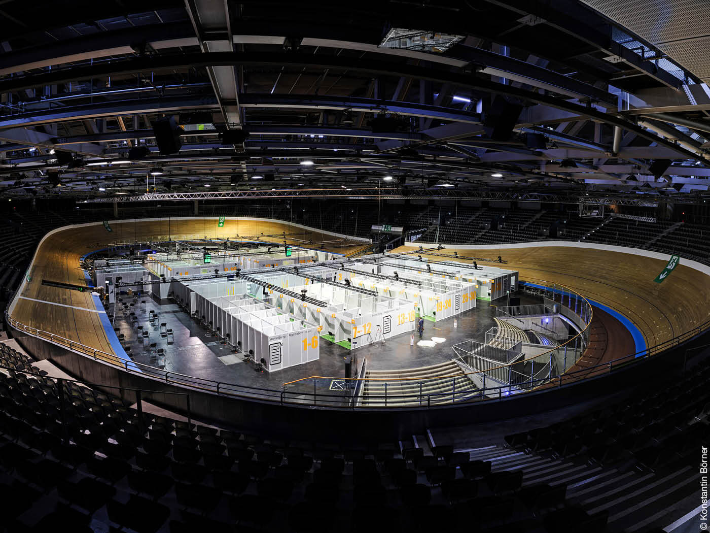 Impfzentrum im Velodrom