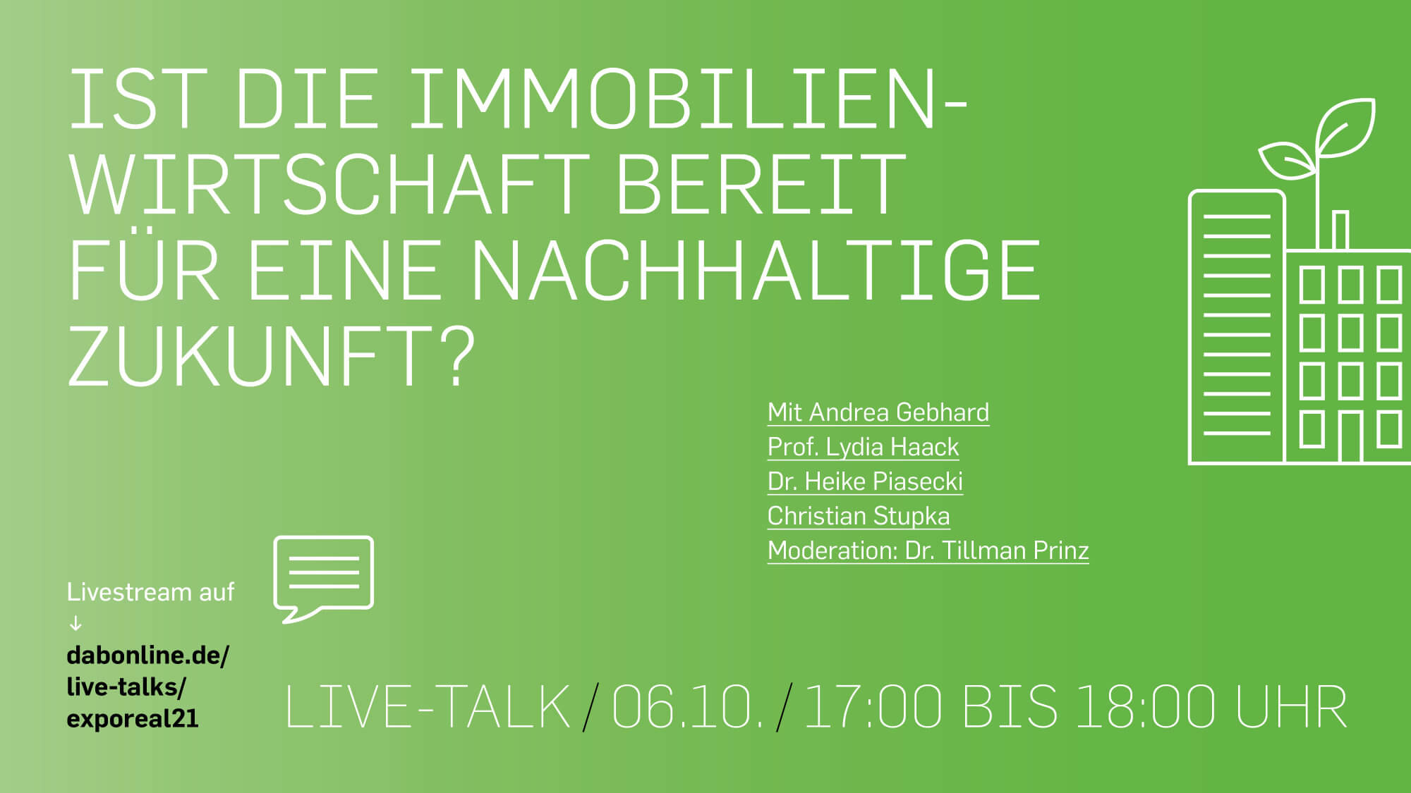 Expo Real Livetalk der BAK