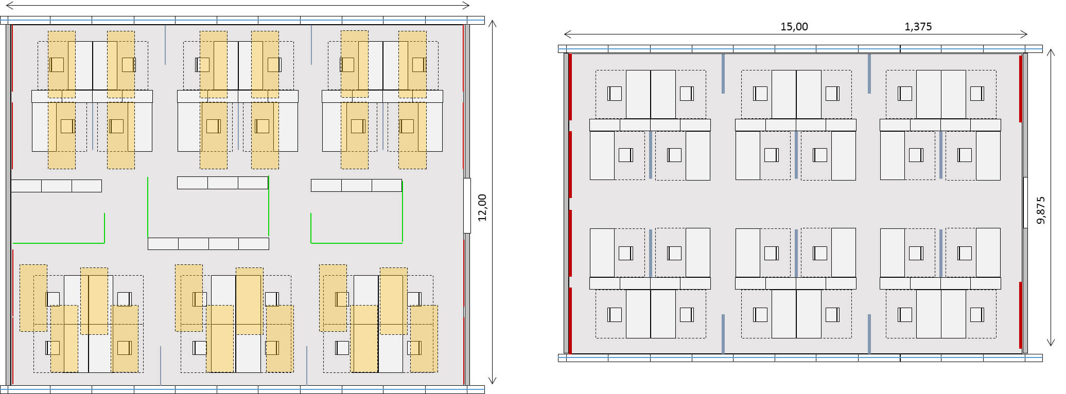 Grafik zu Raumakustik im Büro