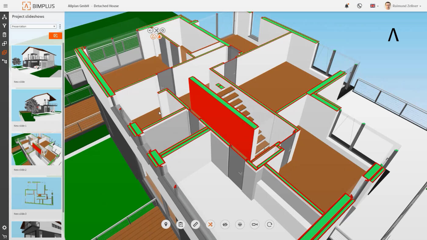 BIM-Modell von Allplan