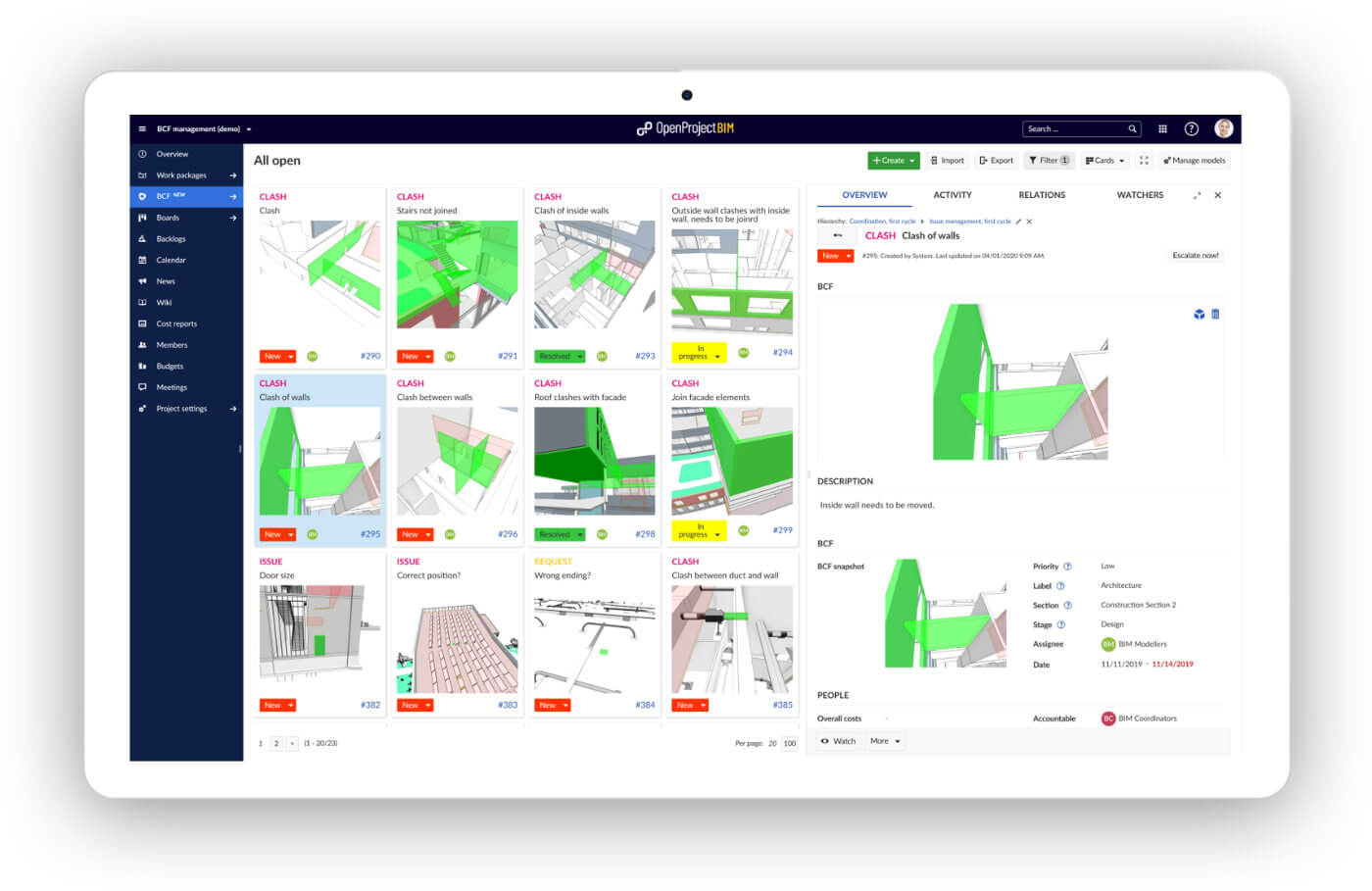 Ausschnitte aus BIM Modell