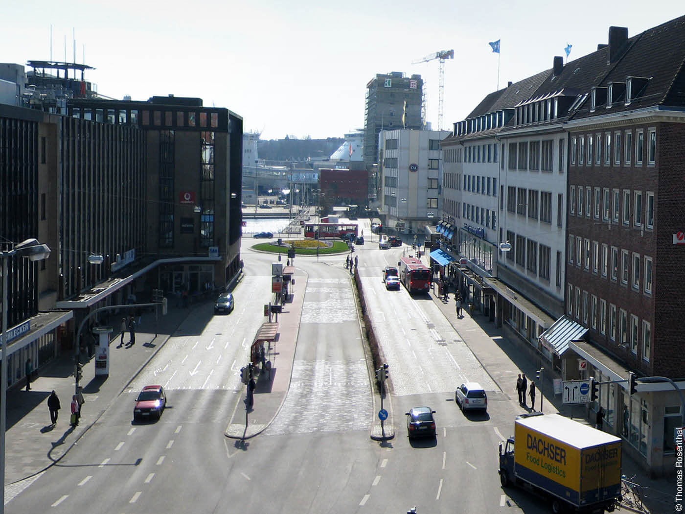 Große Straße in Kiel vor dem Umbau