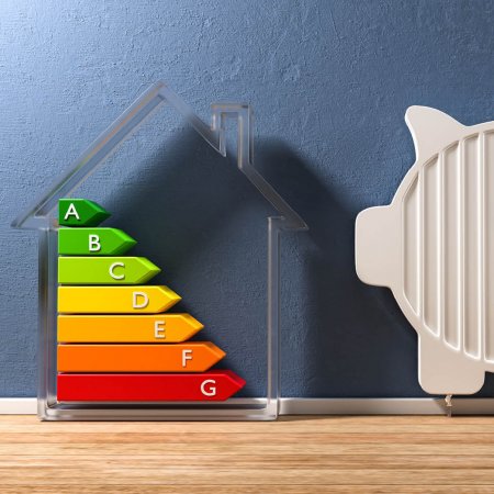 Energieeffizienzklassen und Heizkörper in Schweineform