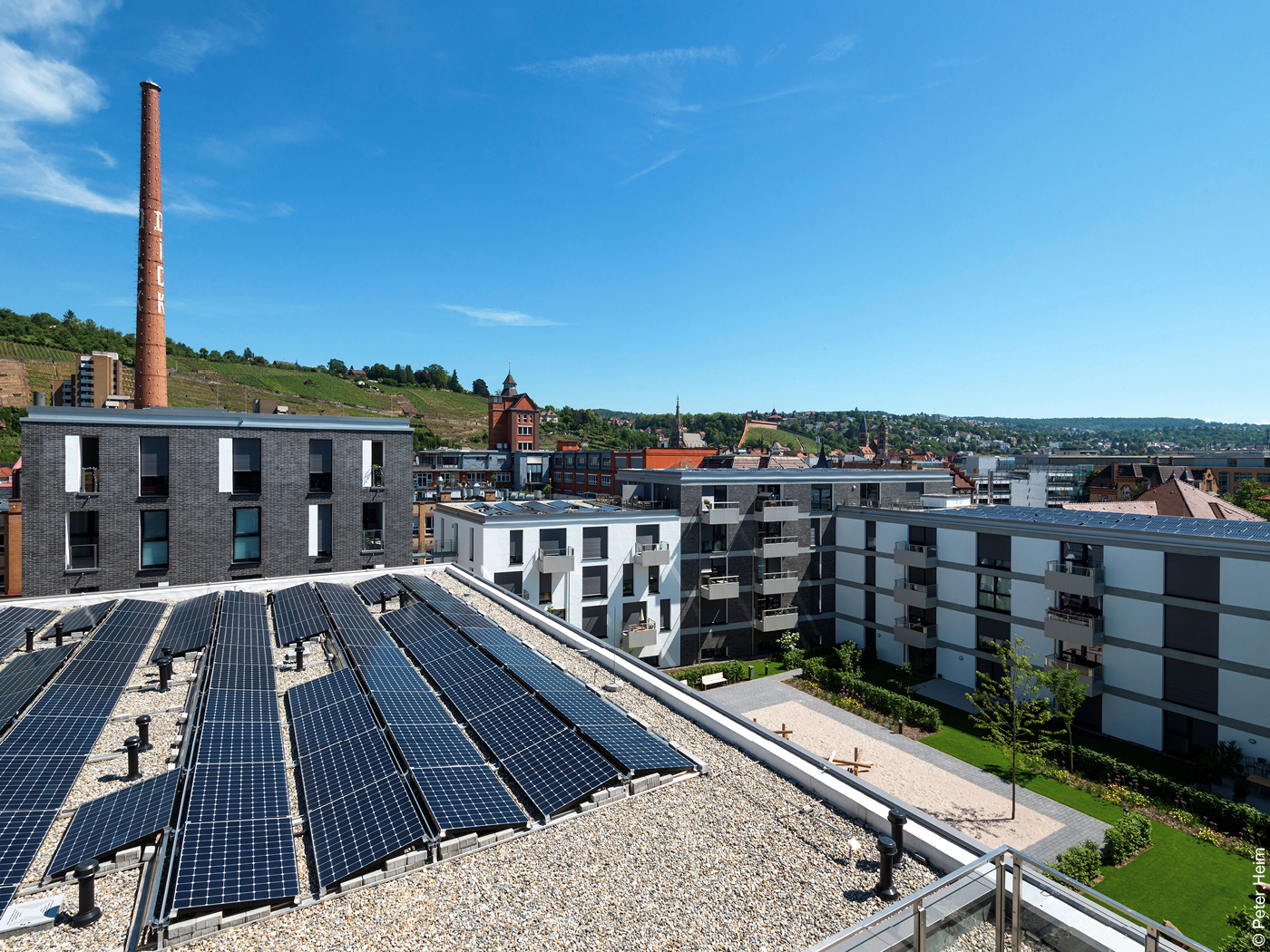 Solaranlage auf Hausdach