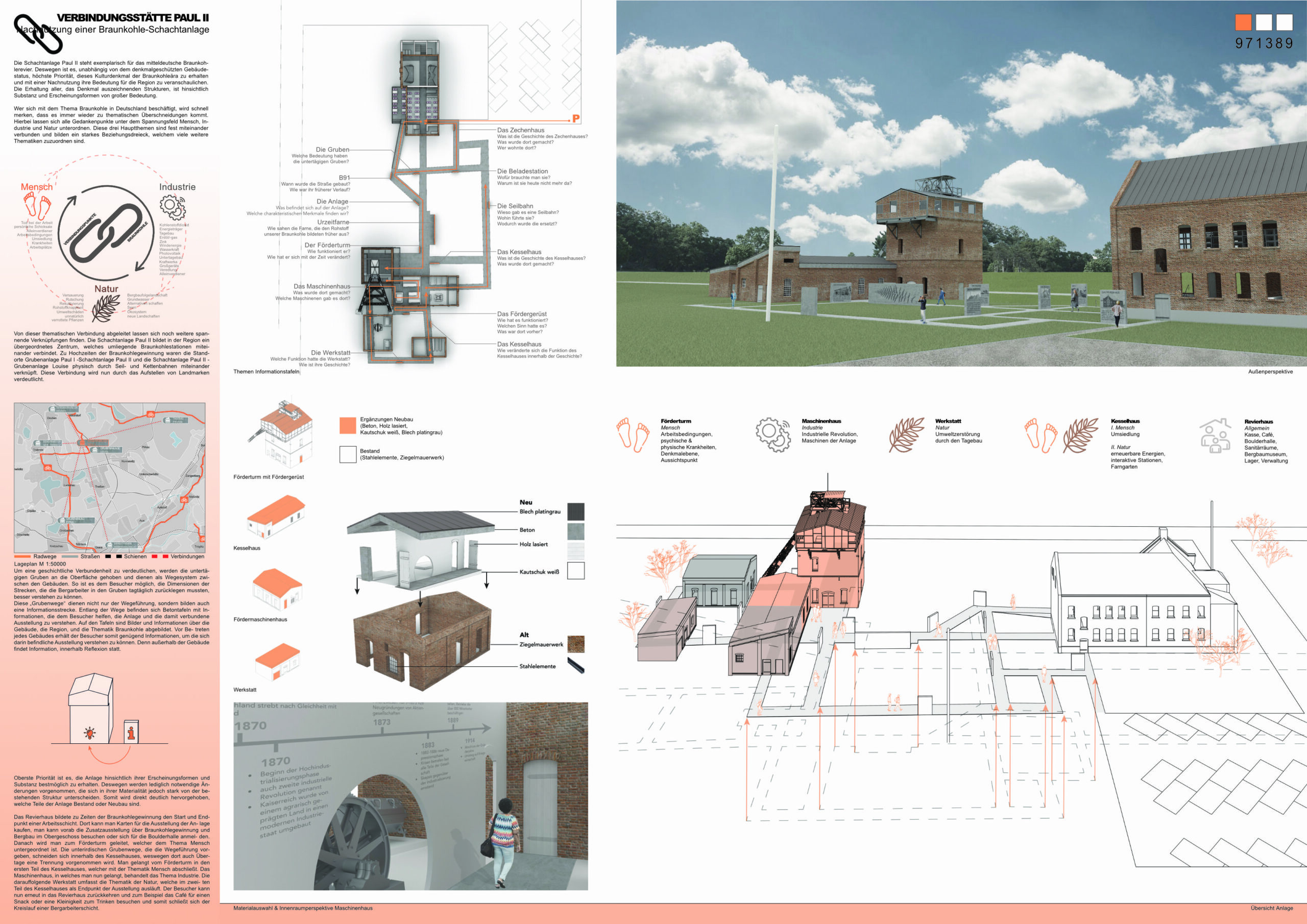 Studierendenentwurf für die Messeakademie denkmal