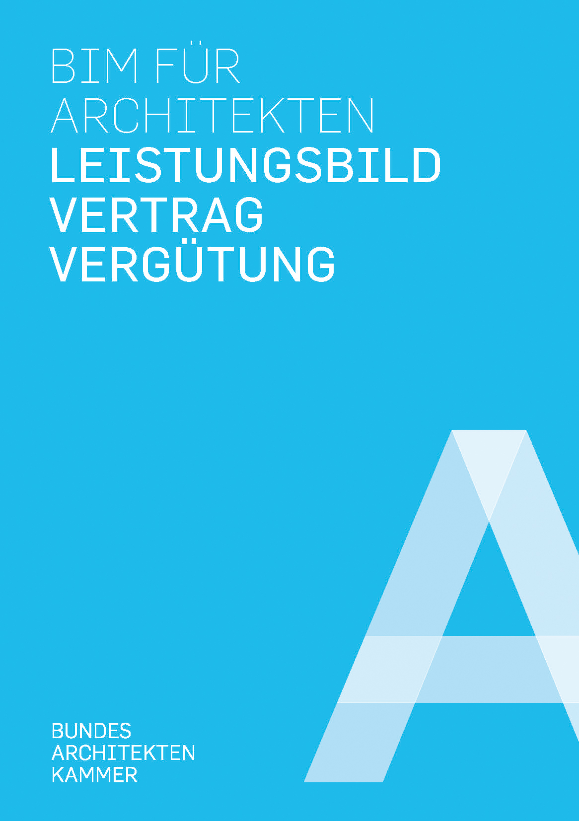 Cover BIM Leistungsbild Vertrag Vergütung