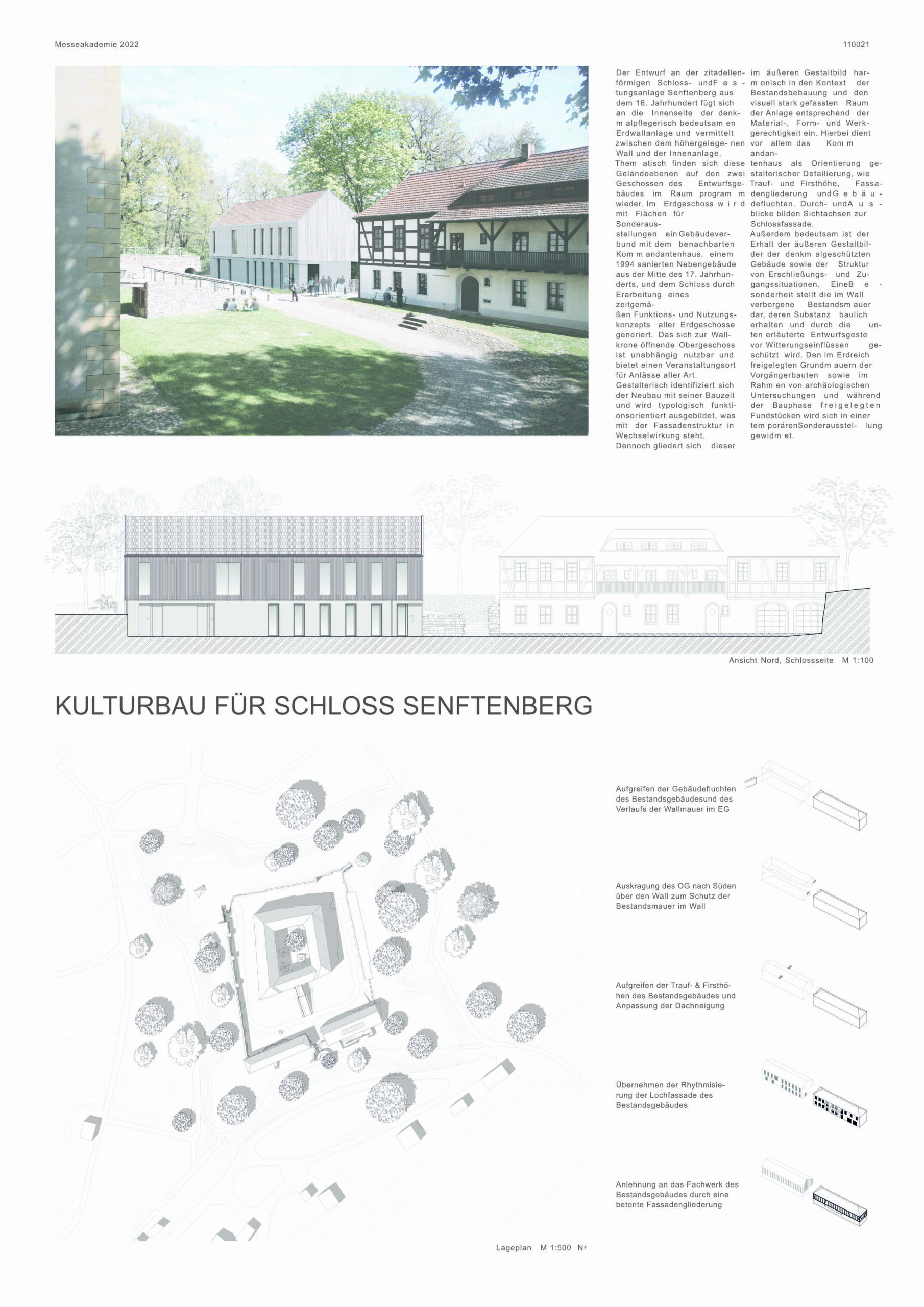 Studierendenentwurf für die Messeakademie denkmal
