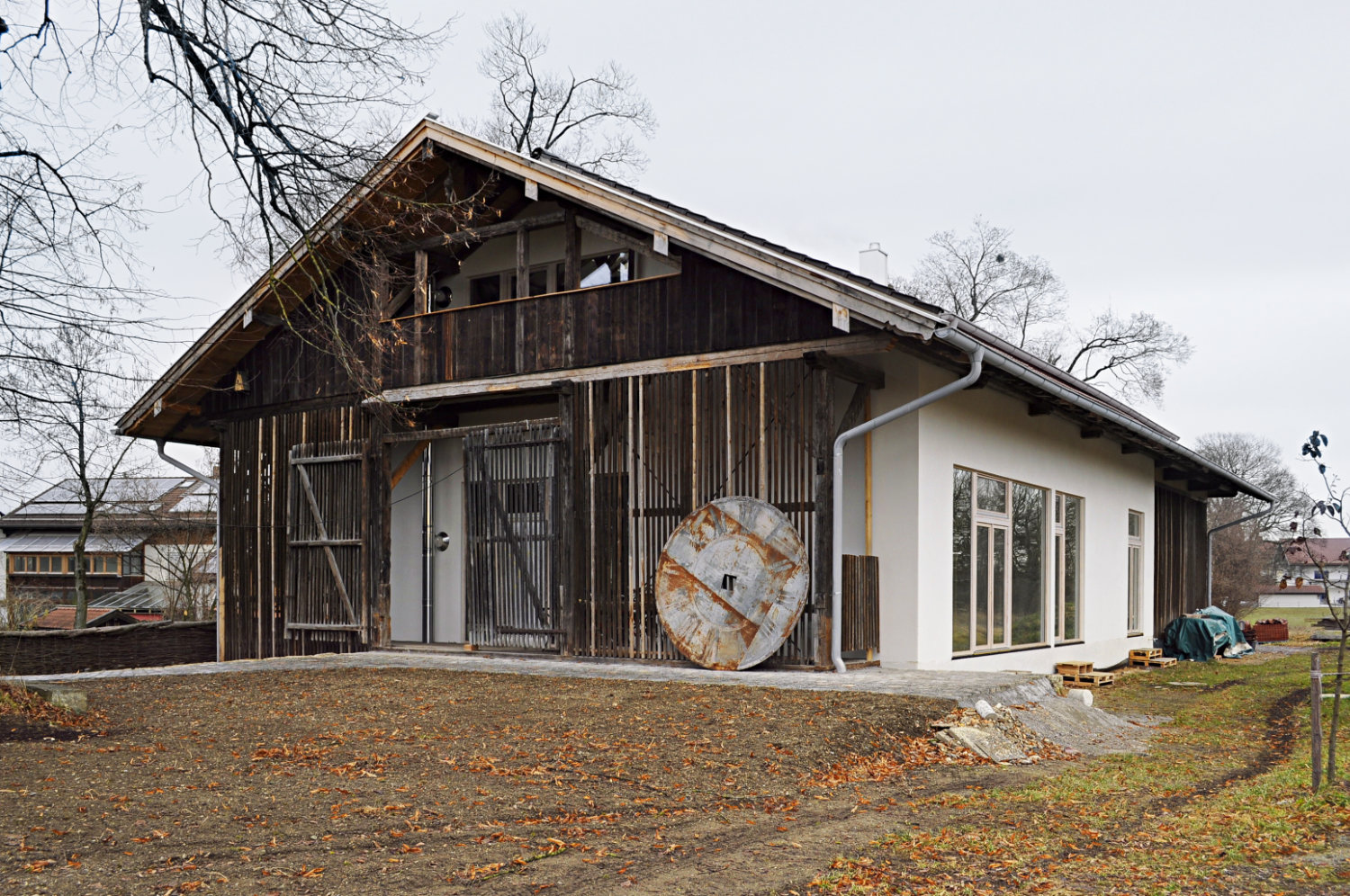 Wohnhaus mit Holzfassade