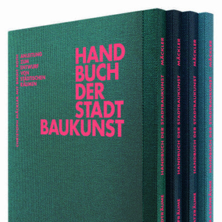 Vier Bände Handbuch für Stadtbaukunst