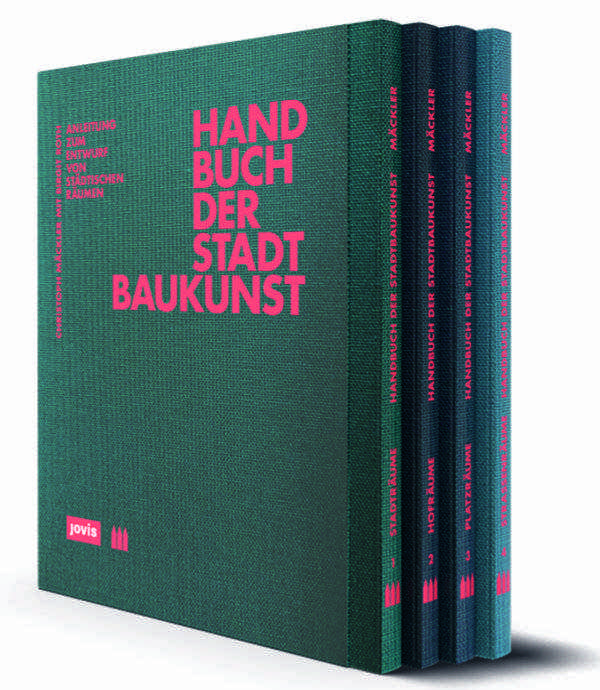 Vier Bände Handbuch für Stadtbaukunst