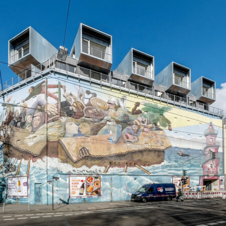 Sanierter Bilker Bunker in Düsseldorf