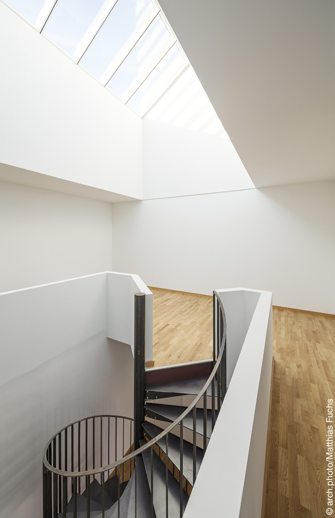 Maisonettewohnung mit Wendeltreppe