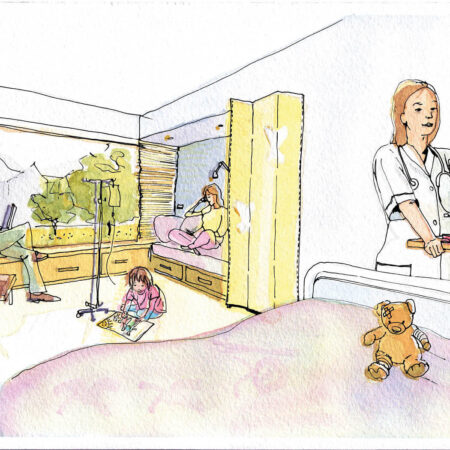 Skizze Kinderklinik