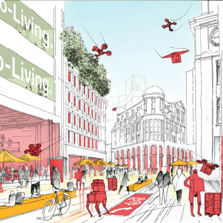 Ideenskizze Zukunft Kölner Schildergasse