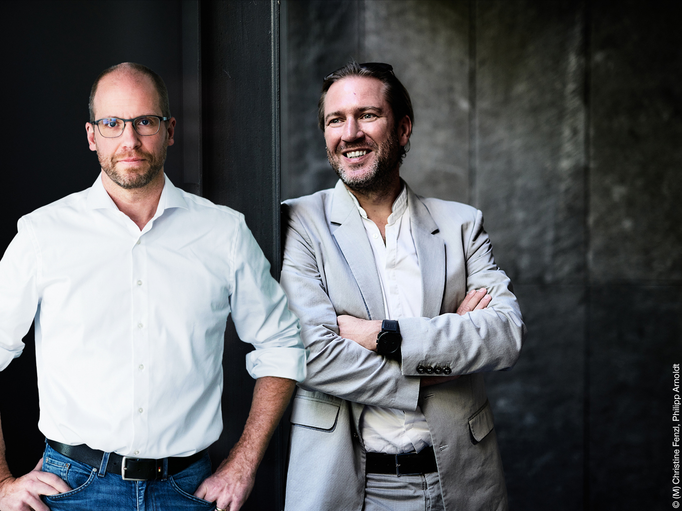 Porträt von Florian Scheible und Dietmar Köring