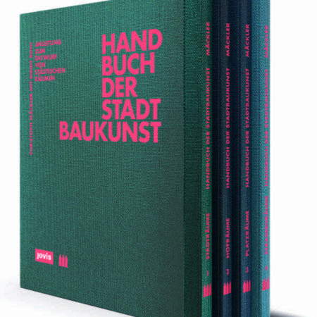 Vier Bände Handbuch für Stadtbaukunst