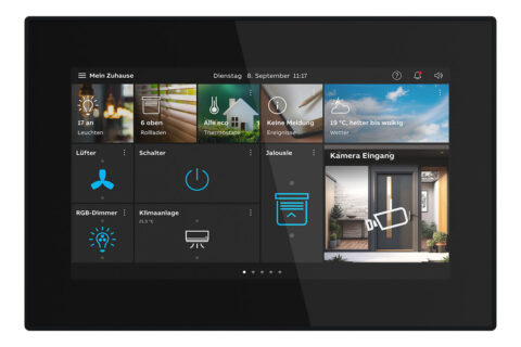 Screenshot Smart-Home-Anwendung