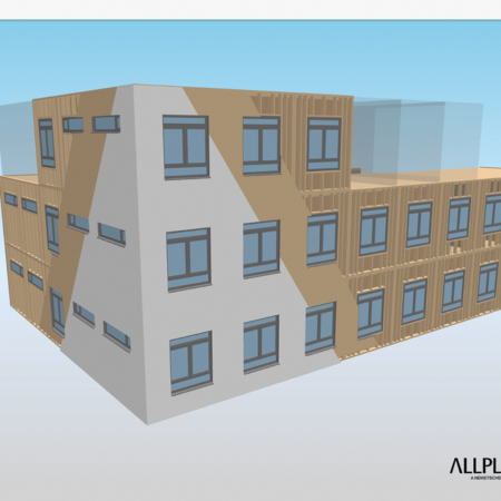 Modell für eine Holzbausoftware