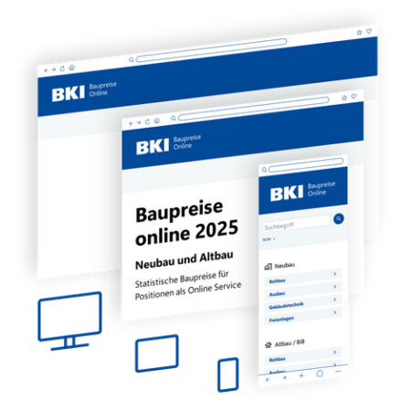BKI Baupreise Online in Mobilversion