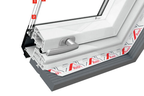 Fenster mit Infrarotheizung